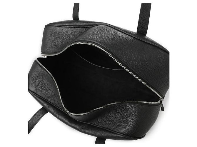 Céline Borsa Duffle in vitello grana Verde - vista 5