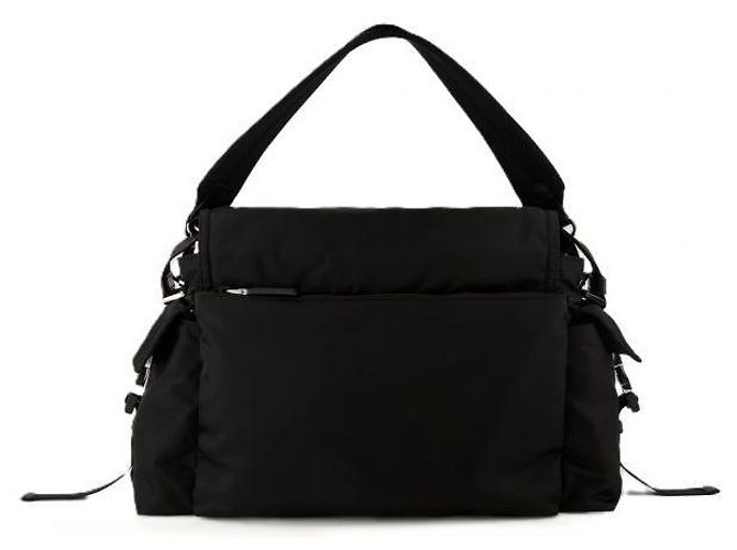 Prada Explore a mala em Re-Nylon e couro Preto - vista 4
