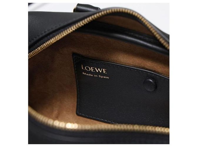 Loewe Borsa Amazona Cropped in pelle di vitello nappa Nero - vista 10