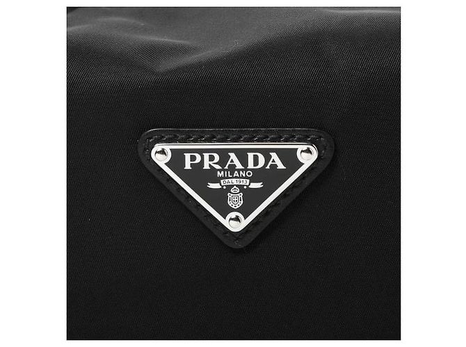 Prada Explore a mala em Re-Nylon e couro Preto - vista 13