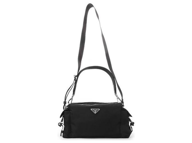 Prada Explore a mala em Re-Nylon e couro Preto - vista 5