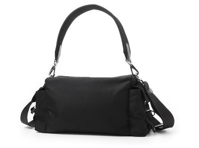 Prada Explore a mala em Re-Nylon e couro Preto - vista 6