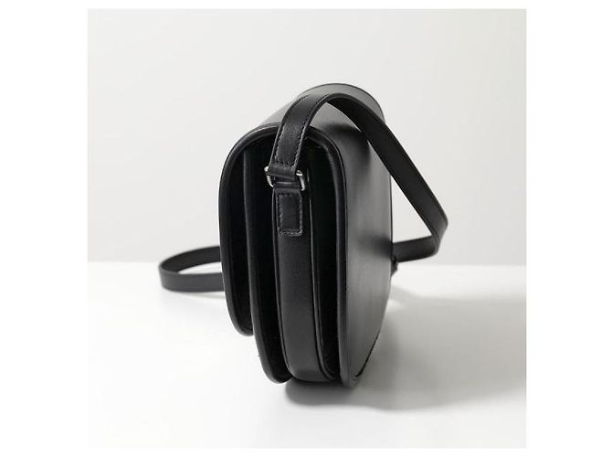 Céline Besace Triomphe Medium em pele de vitelo natural macia Preto - vista 5