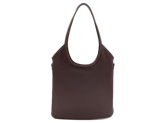 Miu Miu Borsa in pelle Ivy Regular Marrone - vista 4