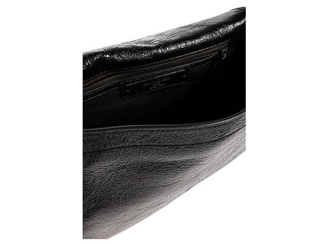 Balenciaga Borsa Messenger Le City Flap Small Decorazione in Ottone Nero - vista 6
