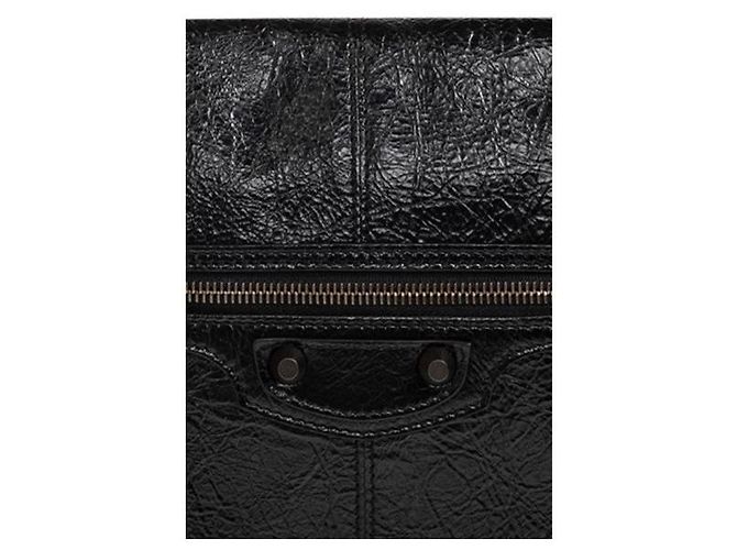 Balenciaga Borsa Messenger Le City Flap Small Decorazione in Ottone Nero - vista 7