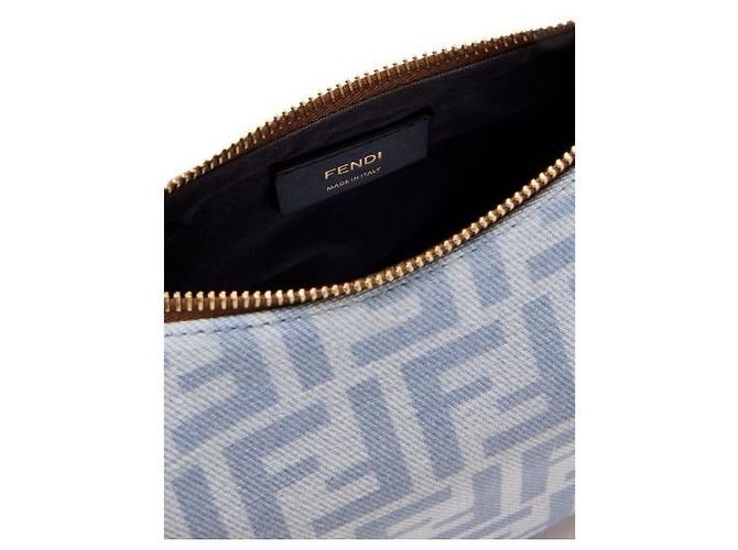 Fendi Mini Denim Tasche Hellblau - Ansicht 6