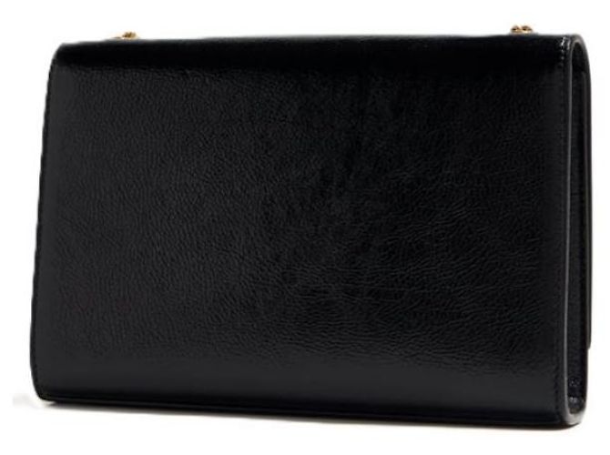 Saint Laurent Picca borsa in pelle grana lucida - view 5