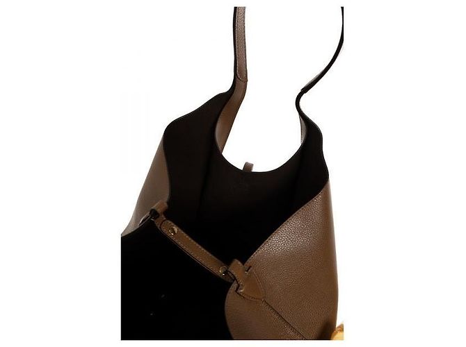 Tod's Timeless Leather Shopper Medium Braun - Ansicht 6