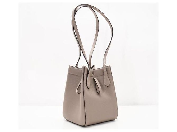 Fendi Mini Borsa in Pelle OrigAMI Marrone - vista 4