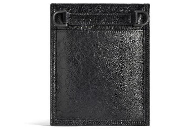Balenciaga Explorer Small Strap Pouch Nero - vista 6