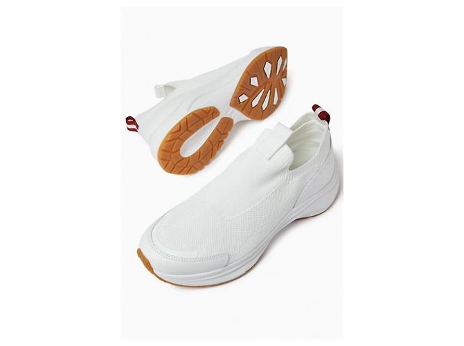 Bally Strick-Sneaker Weiß - Ansicht 6
