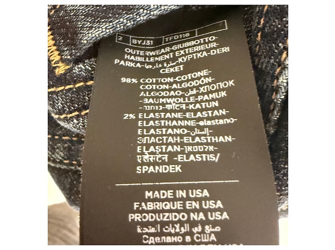 Tom Ford Giacca Trucker in Denim di Cotone (Grade Blu - vista 6