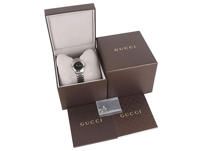 Gucci G-Timeless Diamond Damenuhr Schwarz - Ansicht 8