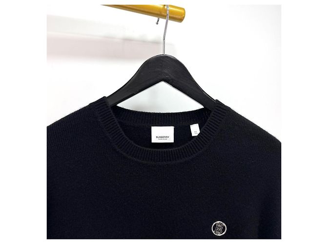 Burberry Strickpullover aus Kaschmir-Mischung Schwarz - Ansicht 12