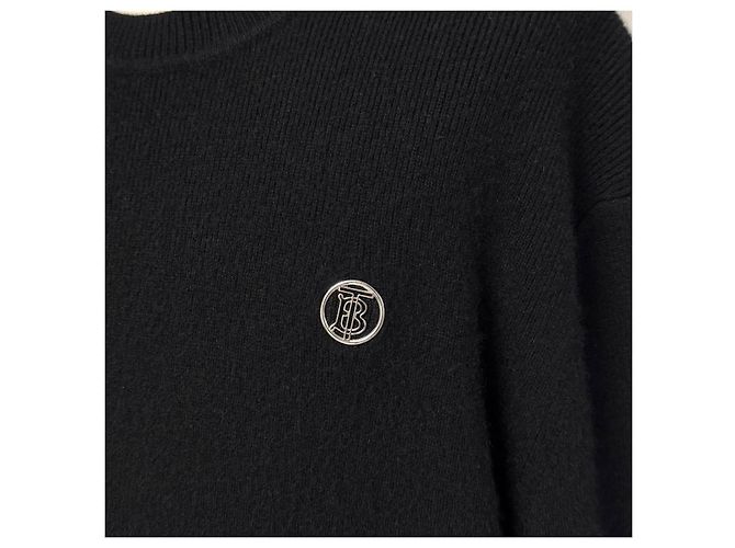 Burberry Strickpullover aus Kaschmir-Mischung Schwarz - Ansicht 6