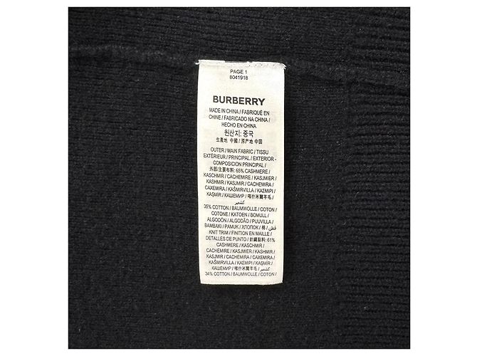 Burberry Strickpullover aus Kaschmir-Mischung Schwarz - Ansicht 7