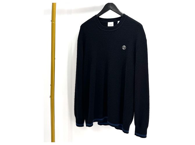 Burberry Strickpullover aus Kaschmir-Mischung Schwarz - Ansicht 9