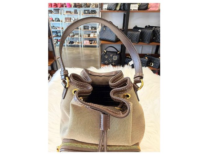 Prada Heritage Beige Bucket Bag Braun - Ansicht 11