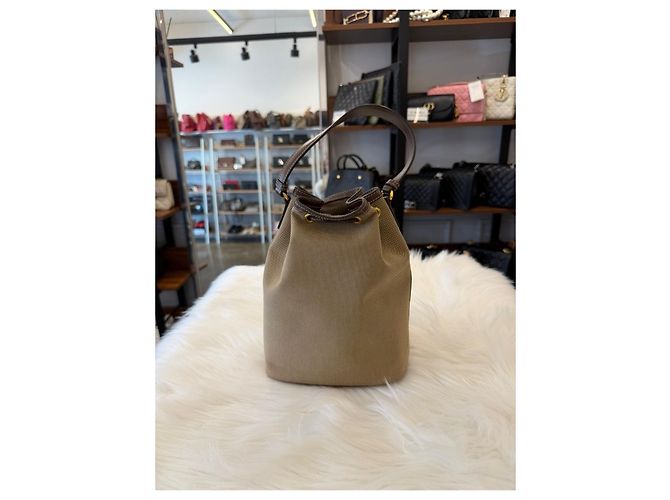 Prada Heritage Beige Bucket Bag Braun - Ansicht 3