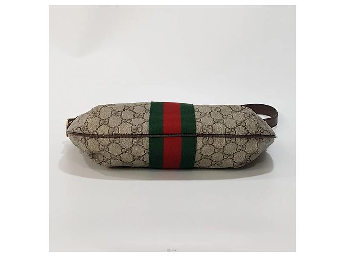 Gucci Borsa a tracolla Ophidia Medium Marrone - vista 5