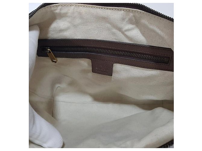 Gucci Borsa a tracolla Ophidia Medium Marrone - vista 9