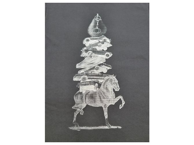 Gucci Bedrucktes Jersey T-Shirt Schwarz - Ansicht 9