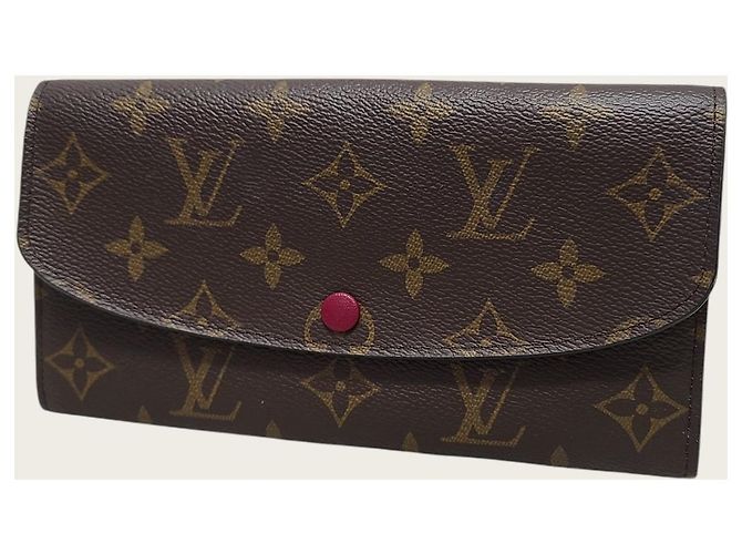 Louis Vuitton Fuchsia Monogram Canvas Emily Wallet Pink - view 2