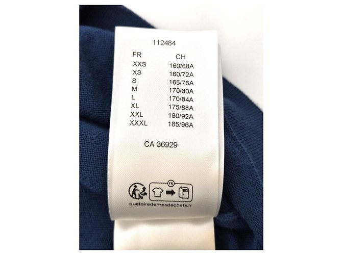 Louis Vuitton Baumwoll-T-Shirt mit Rundhalsausschnitt und kurzen Ärmeln Blau Zustand - Ansicht 14