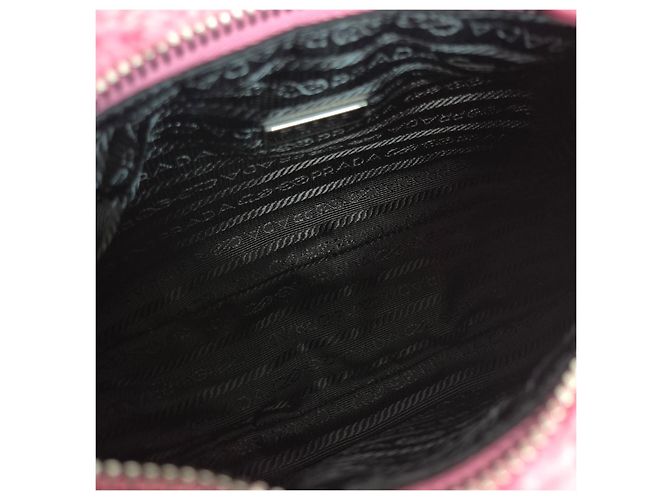 Prada Reedition Terry Mini Hobo Bag Pink - Ansicht 9