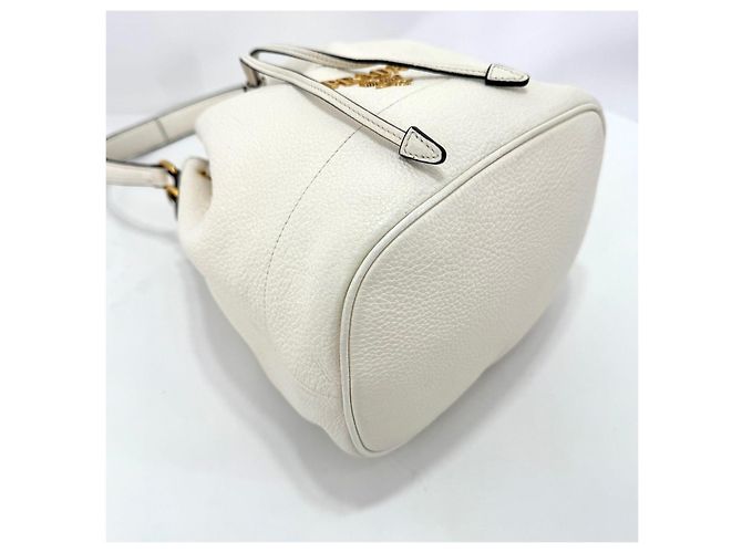 Prada Borsa Bucket Crossbody Vitreous Dino White Bianco - vista 12