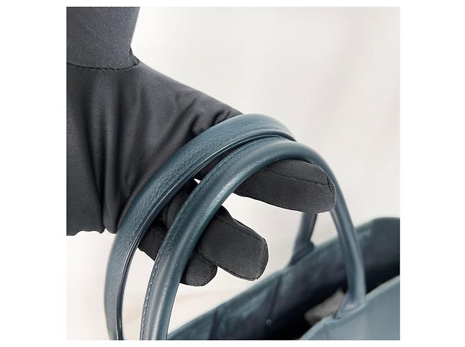 Borsa Tote Arco Medium Bottega Veneta Blu Pelle - vista 4