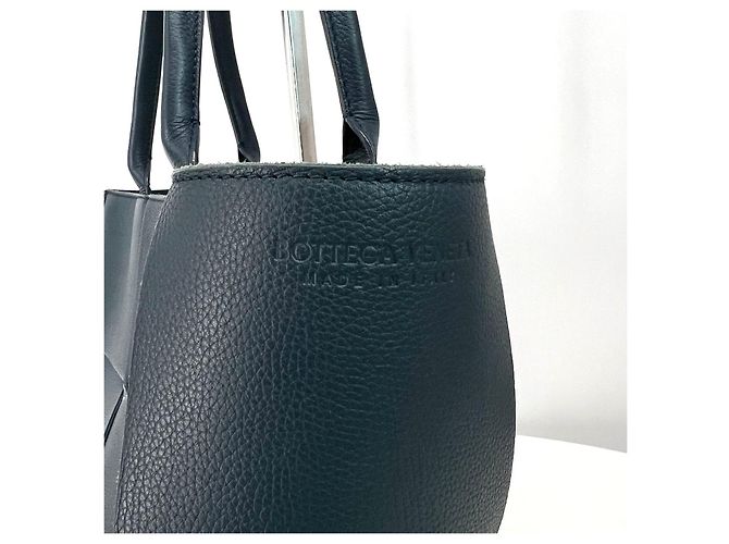 Borsa Tote Arco Medium Bottega Veneta Blu Pelle - vista 7