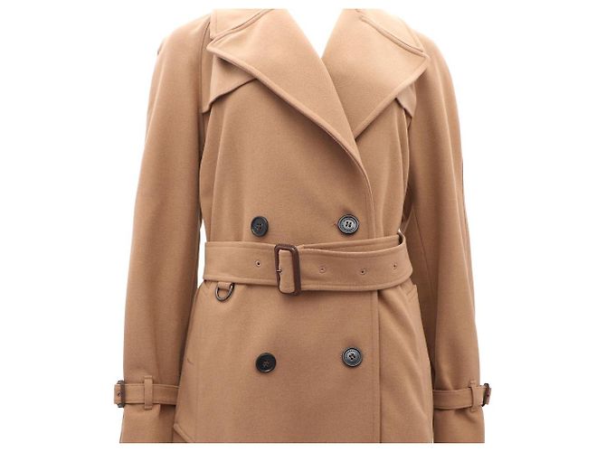Burberry Cranston Wollentrenchcoat Braun - Ansicht 3