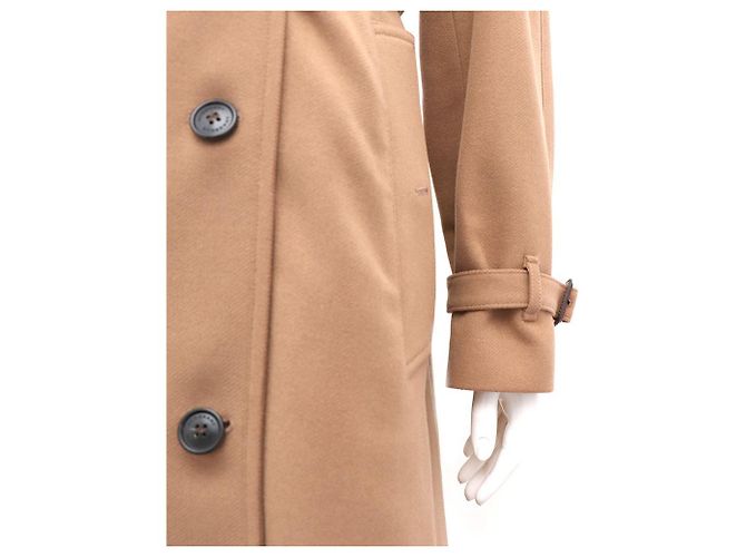 Burberry Cranston Wollentrenchcoat Braun - Ansicht 4
