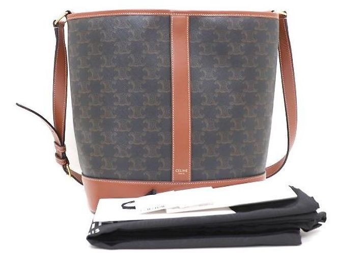 Céline Borsa a secchiello Triope Medium Borsa a spalla e Borsa a tracolla Marrone - vista 11