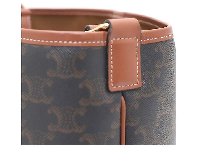 Céline Borsa a secchiello Triope Medium Borsa a spalla e Borsa a tracolla Marrone - vista 9