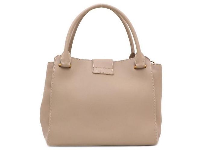 Burberry mala Tote e mala de ombro com fivela em couro granulado Marrom - vista 3
