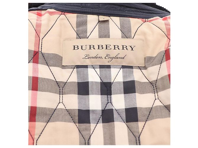 Burberry Steppjacke mit Rautenmuster Blau - Ansicht 12