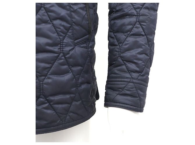 Burberry Steppjacke mit Rautenmuster Blau - Ansicht 4