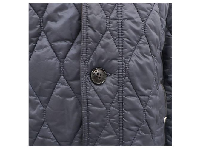 Burberry Steppjacke mit Rautenmuster Blau - Ansicht 7