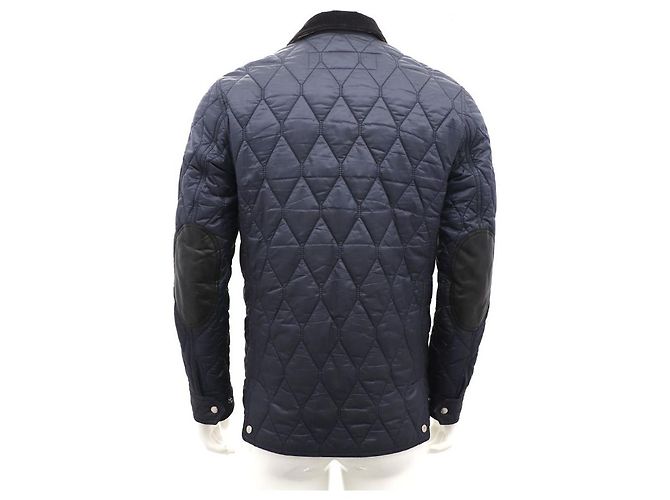Burberry Steppjacke mit Rautenmuster Blau - Ansicht 8