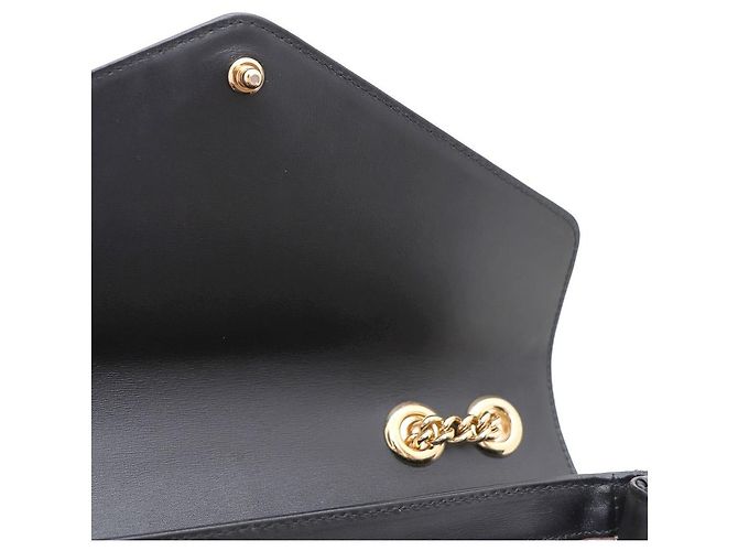 Gucci Borsa a tracolla e crossbody con catena media Tiger Head Nero - vista 9