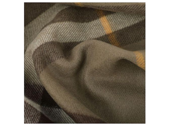 Burberry Sciarpa in cashmere a quadri Marrone - vista 6