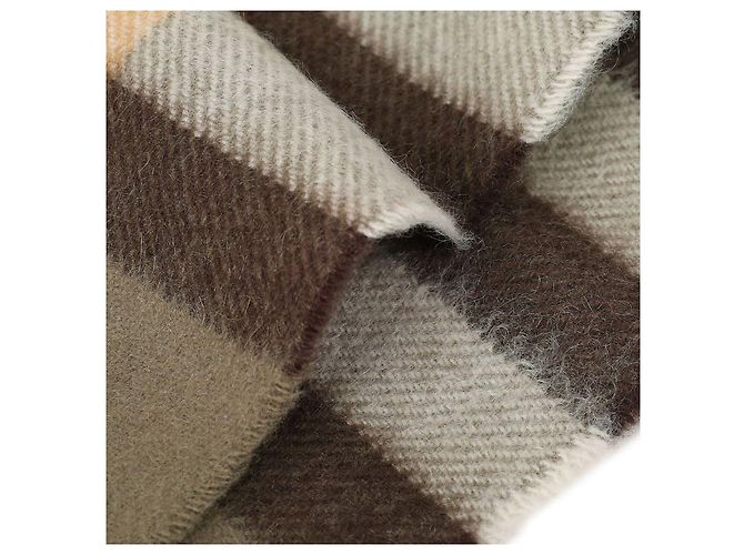 Burberry Sciarpa in cashmere a quadri Marrone - vista 7