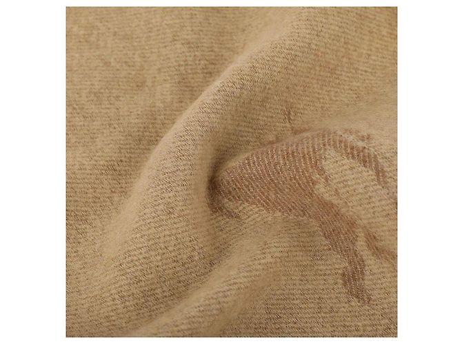 Burberry Bufanda de cachemira reversible Night Check Castaño - vista 6