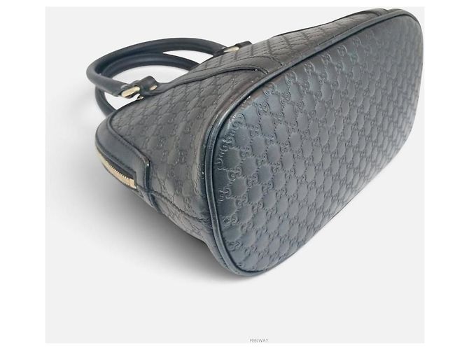 Gucci Mini Dome Tote Bag e Borsa a Tracolla Micro GG Blu - vista 4