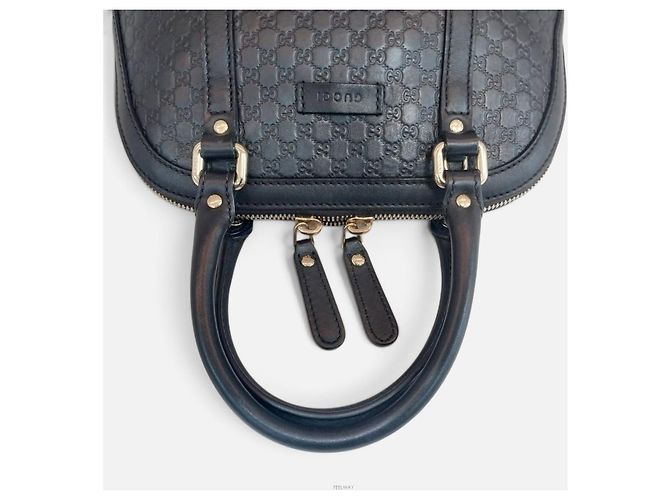 Gucci Mini Dome Tote Bag e Borsa a Tracolla Micro GG Blu - vista 6