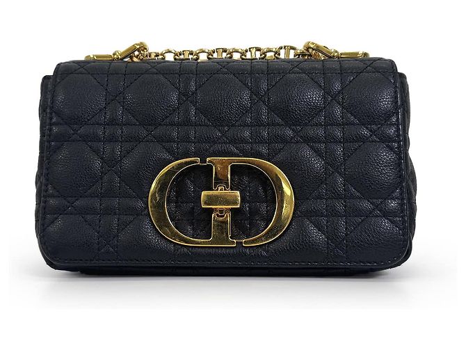 Dior Borsa a tracolla Carriage Suppl in pelle Small Nero - vista 2