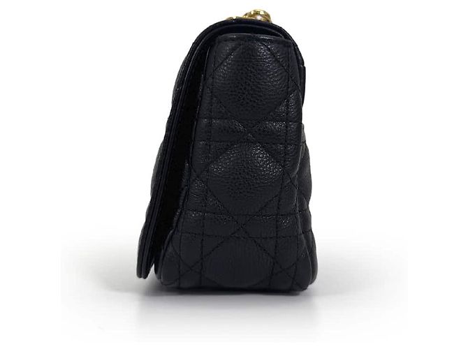 Dior Borsa a tracolla Carriage Suppl in pelle Small Nero - vista 5
